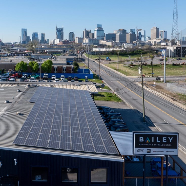 Bailey Equipment and Intralogistics building in Nashville, Tennessee