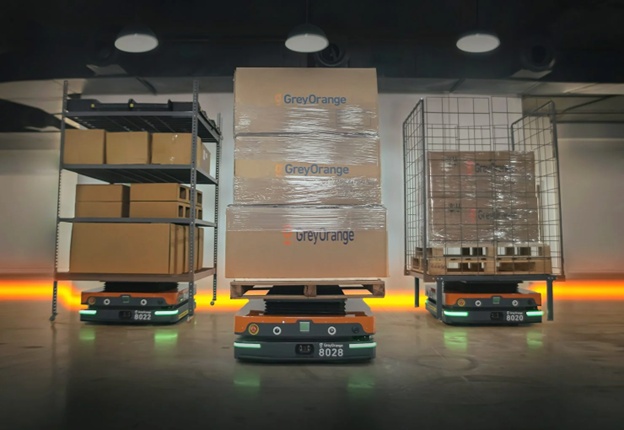 Greyorange Ranger Series Autonomous Mobile Robots (Amrs) Are Used for Warehouse Automation. 
